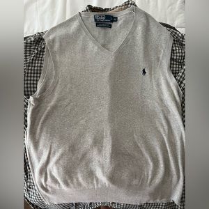 Polo Ralph Lauren XL Sweater Vest - 100% Pima Cotton